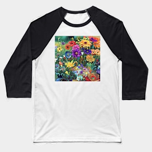 Flowers in beautiful  garden Baseball T-Shirt